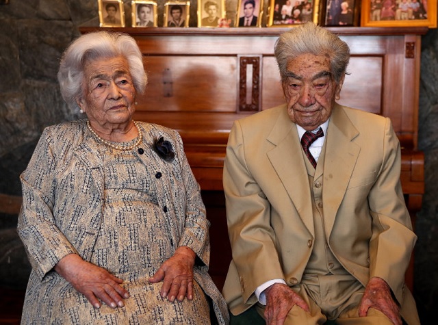Íme a világ legidősebb házaspárja 